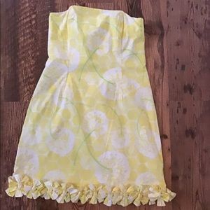 Lilly Pulitzer strapless dress